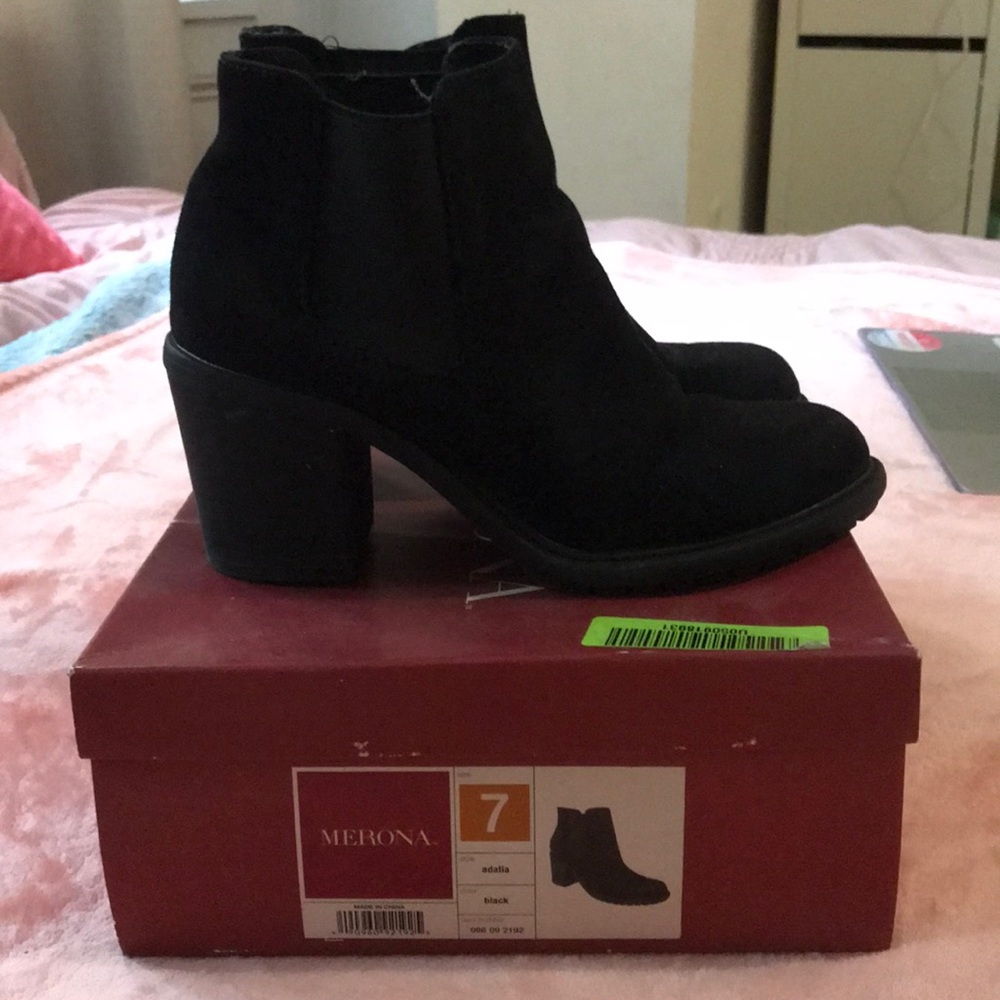 Black Heel Booties